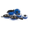 CAMP4 Batterie De Cuisine 9 Pièces Bleue/noire -Camping Moderne Boutique camp4 batterie de cuisine 9 pieces bleue noire