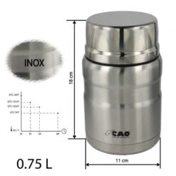 CAO Lunch Box Isotherme 0,75 Litres -Camping Moderne Boutique cao lunch box isotherme 075 litres 4