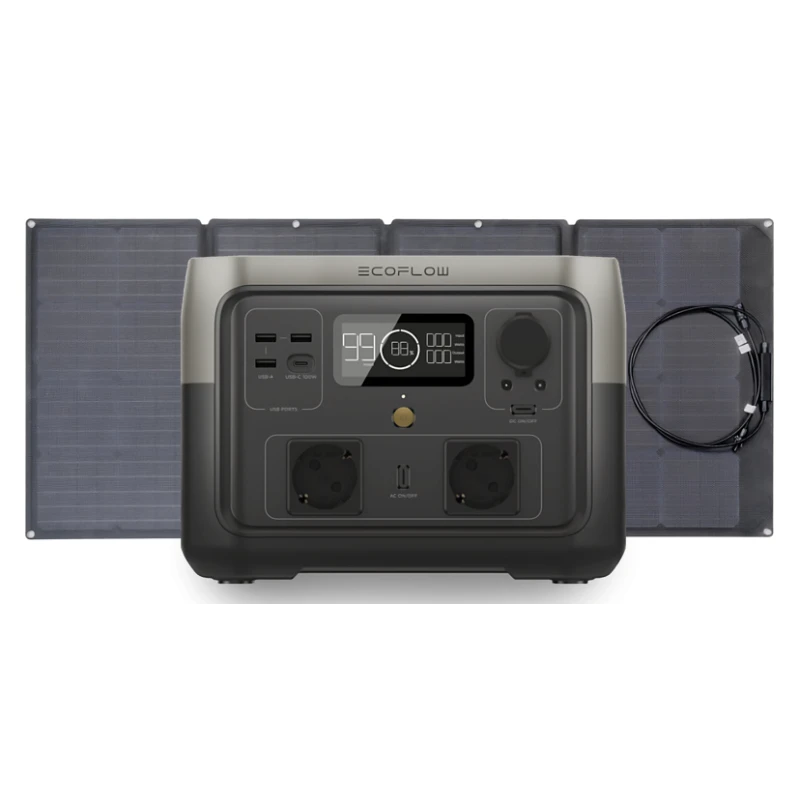 ECOFLOW River 2 Max 512 Wh + Panneau Solaire 110 W 3 ECOFLOW River 2 Max 512 Wh + Panneau Solaire 110 W