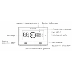 ECOFLOW Télécommande Delta Pro -Camping Moderne Boutique ecoflow telecommande delta pro 3
