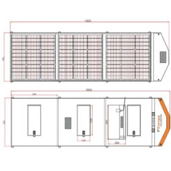EM Panneau Solaire Pliable AP-170 -Camping Moderne Boutique em panneau solaire pliable ap 170 4