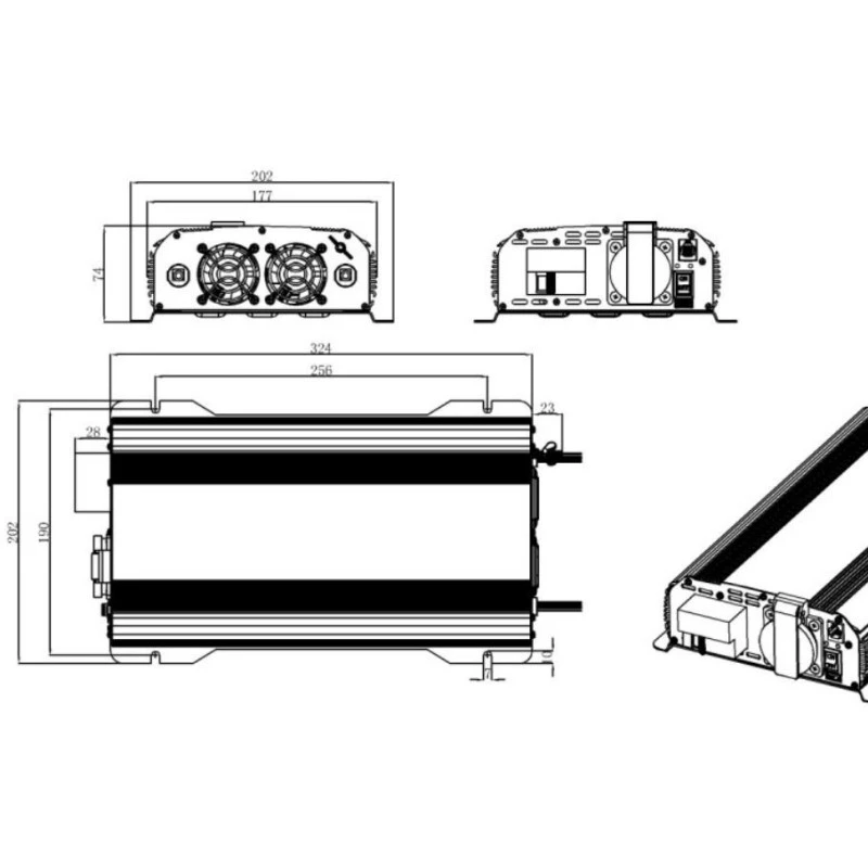 EM Convertisseur PSW-DIF 1600 W 6 EM Convertisseur PSW-DIF 1600 W – Image 4