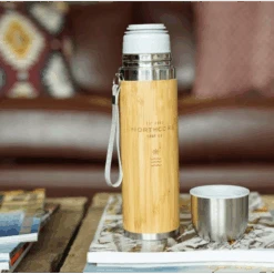 NORTHCORE Thermos® Bambou En Acier 360 Ml Avec Mug -Camping Moderne Boutique northcore thermos bambou en acier 360 ml avec mug 4