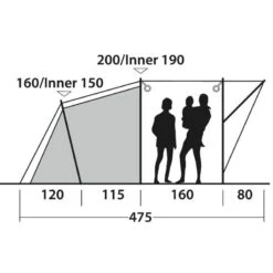 OUTWELL Oakwood 5 -Camping Moderne Boutique outwell oakwood 5 3