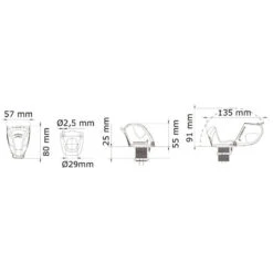 SCANSTRUT Prise Double USB étanche -Camping Moderne Boutique scanstrut prise double usb etanche 4